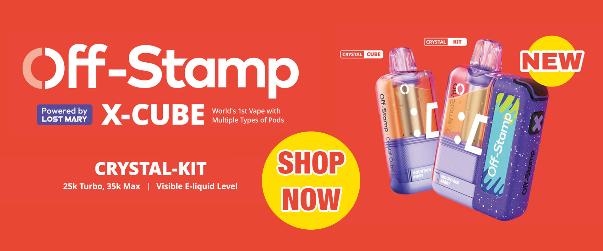 Off-Stam X-Cube Crystals